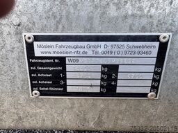 Möslein 14,4 to Tandem Tieflader 6,2m oh Rampen