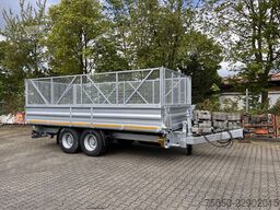 Möslein TTD 14  5,70 m  14 t Tandem- Kipper Tieflader 5,70 m lang, Breite Reifen-- Neufahrzeug --