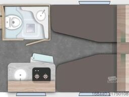 STERCKEMAN Easy 462LJ Kompakt mit Längsbetten!