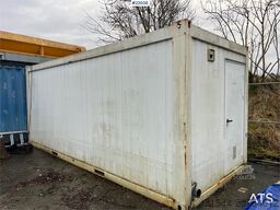20 fot container m/ wc, dusj, vask, varmtvannsbere