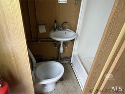 20 fot container m/ wc, dusj, vask, varmtvannsbere
