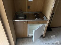  20 fot container m/ wc, dusj, vask, varmtvannsbere