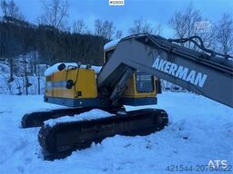 Åkerman EC200 excavator with 2 buckets. SEE VIDEO.