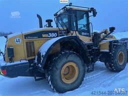 Komatsu WA380-7 wheel loader w/ bucket, scale, summer and