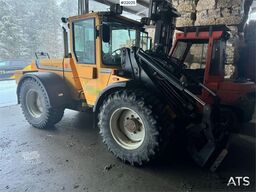 Lundberg 6200LSE wheel loader with snow blower, bucket and