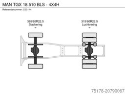 MAN TGX 18.510 BLS - 4X4H