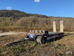 Damm machinery trailer with hydraulic ramps – Delivered