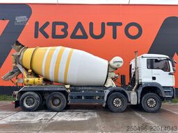 MAN TGA 35.360 8x4 LIEBHERR 9 m3 / FULL STEEL