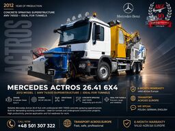 Mercedes-Benz Actros 26.41 6X4m / SHOTCRETE ROBOT / AMV 7450D...