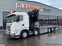 Scania R490 8x2 Euro 6 Retarder HMF 85 Tonmeter laadkr...