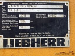 Liebherr Pr 746 L blade included