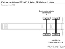Kleinsman Wilson/ES2060 2 Axle / BPW drum / 10.6m