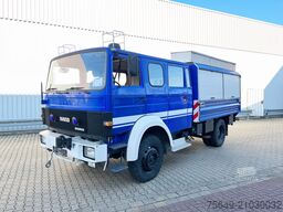 Iveco-Magirus 120-23 AW 4x4 Doka 120-23 AW 4x4 Doka, V8-Motor, Mannschaftswagen 16 Sitze, Seilwinde