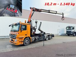 Mercedes-Benz Actros 2541 L 6x2 Actros 2541 L 6x2, Lenkachse, Meiller RK 20.65, Kran Palfinger PK 14002-EH, Funk