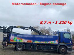 MAN TGM 18.290 4x2 BL mit MOTORSCHADEN! TGM 18.290 4x2 BL, Heckkran Palfinger PK12001L, MOTORSCHADEN!