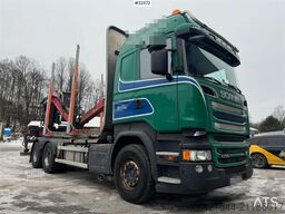 Scania R730 6x4 timber truck with Epsilon M110L