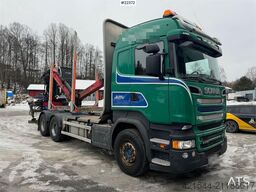 Scania R730 6x4 timber truck with Epsilon M110L
