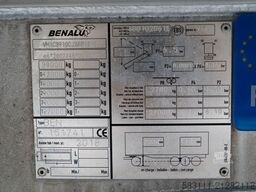 BENALU WYWROTKA / 27 m3 / ALUMINIOWA / O? PODNOSZONA /