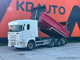 Scania R580 8x4  RETARDER / HYDRAULIC TAILGATE / TIPPE...