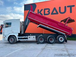 Scania R580 8x4  RETARDER / HYDRAULIC TAILGATE / TIPPE...