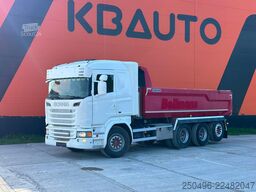 Scania R580 8x4  RETARDER / HYDRAULIC TAILGATE / TIPPE...