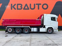 Scania R580 8x4  RETARDER / HYDRAULIC TAILGATE / TIPPE...