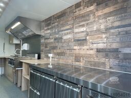 Verkaufsanhänger Imbissanhänger , Holzoptik