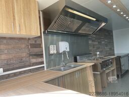 Verkaufsanhänger Imbissanhänger , Holzoptik