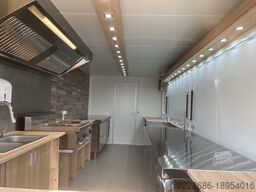 Verkaufsanhänger Imbissanhänger , Holzoptik