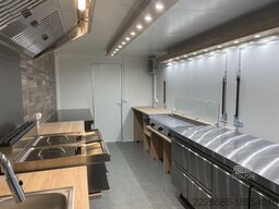 Verkaufsanhänger Imbissanhänger , Holzoptik