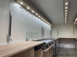 Verkaufsanhänger Imbissanhänger , Holzoptik