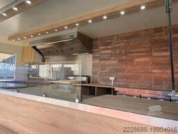 Verkaufsanhänger Imbissanhänger , Holzoptik