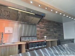 Verkaufsanhänger Imbissanhänger , Holzoptik