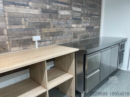 Verkaufsanhänger Imbissanhänger , Holzoptik