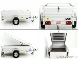 Koch-Anhänger U4 250X125X50CM 750KG DECKELANHÄNGER