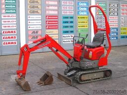 Yanmar SV 08-1A 2x Löffel + Verstellfahrwerk