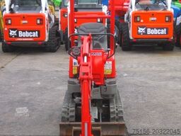 Yanmar SV 08-1A 2x Löffel + Verstellfahrwerk