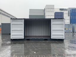 20 Fuß Open Side Seecontainer / neu / Anthrazit / side Door Container