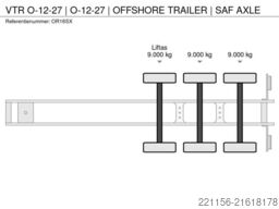VTR O-12-27 | O-12-27 | OFFSHORE TRAILER | SAF AXLE