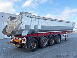 HK TIPPER 4 axle Tipper / Alukastenmulde Kipper 39m3