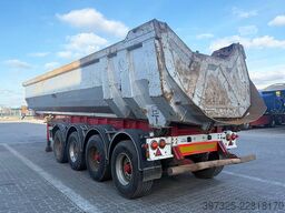 HK TIPPER 4 axle Tipper / Alukastenmulde Kipper 39m3