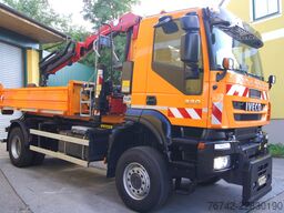Iveco 190T33 TRAKKER 4x4/ MARREL-Abrollkipper/ HMF 835/ Euro5