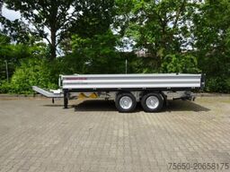 Möslein TTD11 weiß neuer Tandem 3- Seitenkipper Tieflader-- Neufahrzeug --