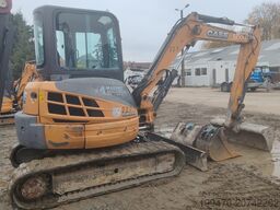Case CX50B with 3 excavator buckets