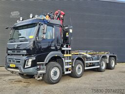 Volvo FM 460 8x6 / PALFINGER EPSILON / HOOKLIFT