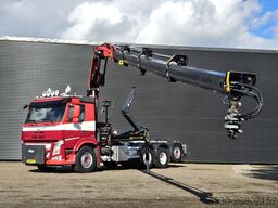 Volvo FM 420 8x2 / HIAB HOOKLIFT + 30 t/m CRANE - KRAN