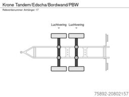 Krone Tandem/Edscha/Bordwand/PBW
