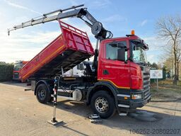 Scania G320 4x2 3-WAY TIPPER + CRANE HIAB 144-ES 5 - R...