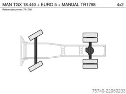 MAN TGX 18.440 + EURO 5 + MANUAL