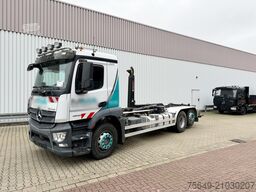 Mercedes-Benz Antos 2536/43 L 6x2 Antos 2536/43 L 6x2, Liftachse, Hiab XR 21S61 bis 7 m Container